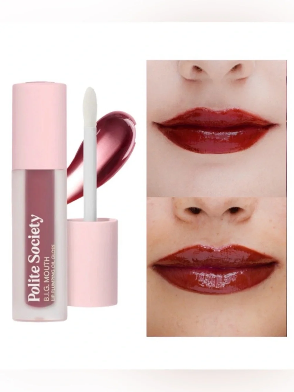 Polite Society B.I.G. Mouth Lip Plumping Oil Gloss